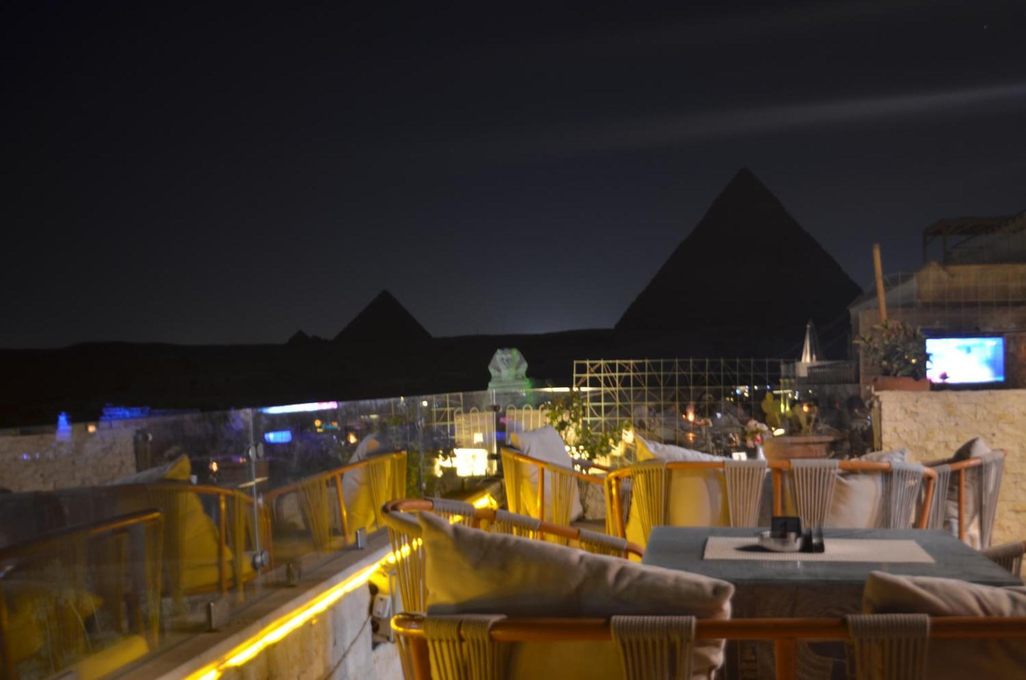 Hotel Queen Cleopatra Pyramids View Kafret el-Gabal Esterno foto