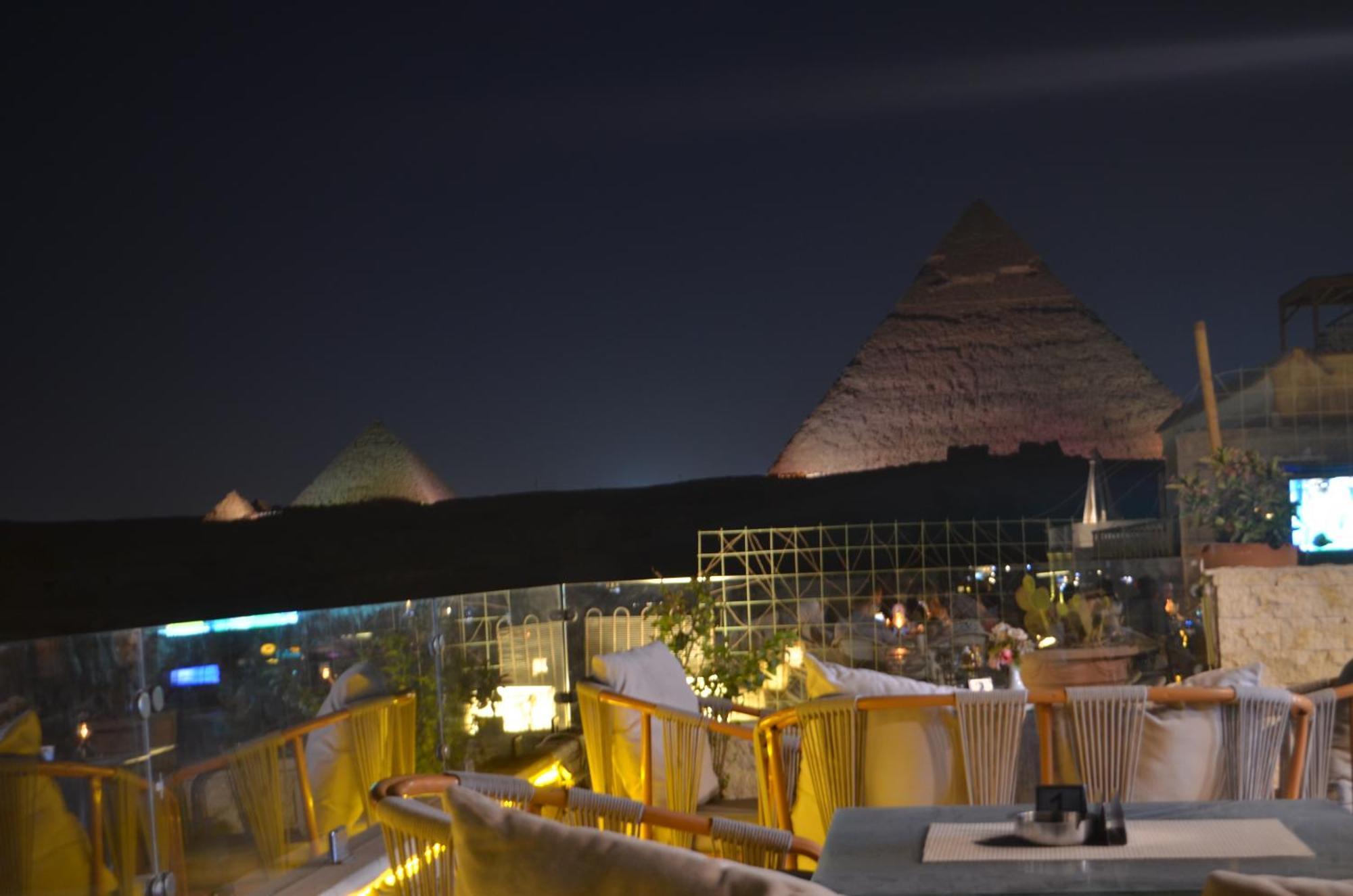 Hotel Queen Cleopatra Pyramids View Kafret el-Gabal Esterno foto